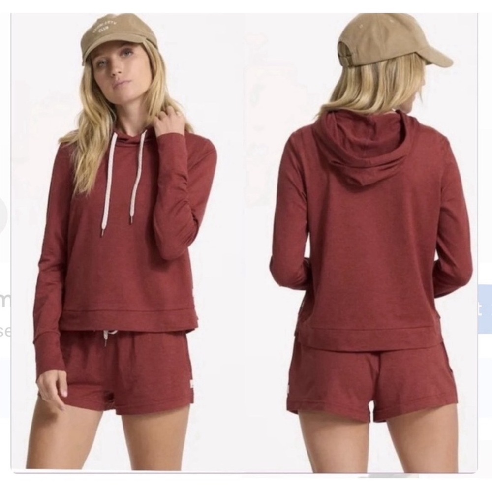 Vuori Women's Halo Hoodie Shorts Set - Picture 2 of 5
